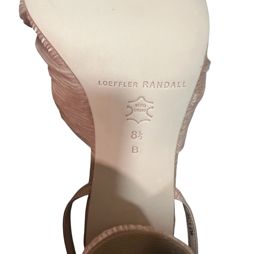NEW NIB Loeffler Randall Camellia Beauty Pleated Bow Heels - Picture 9 of 10